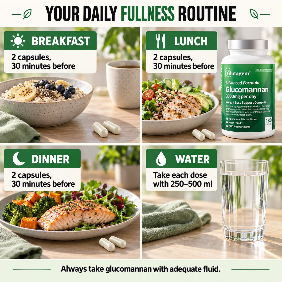 Power Duo! Glutagem® Glutathione PLUS Glutagem® Glucomannan