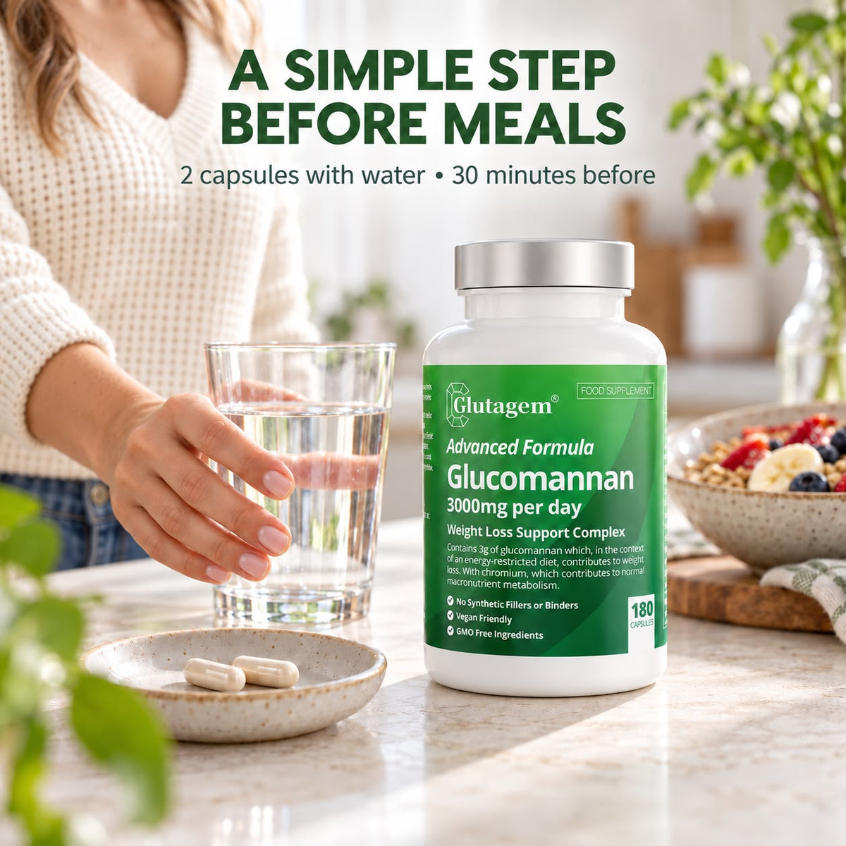 Power Duo! Glutagem® Glutathione PLUS Glutagem® Glucomannan