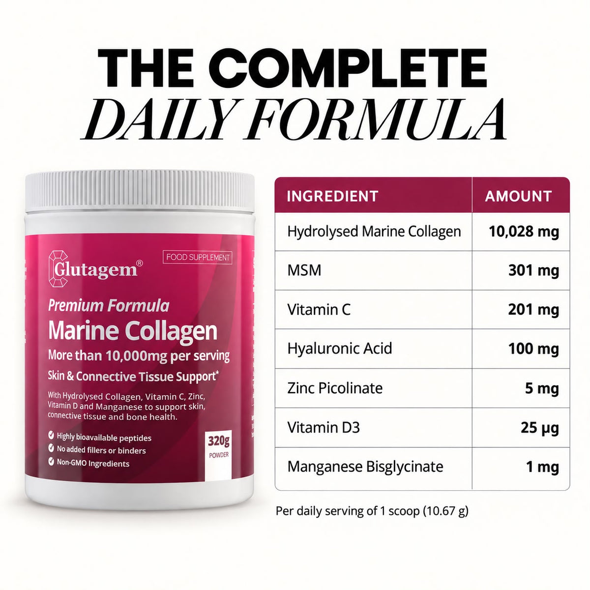 Glutagem® Marine Collagen Powder