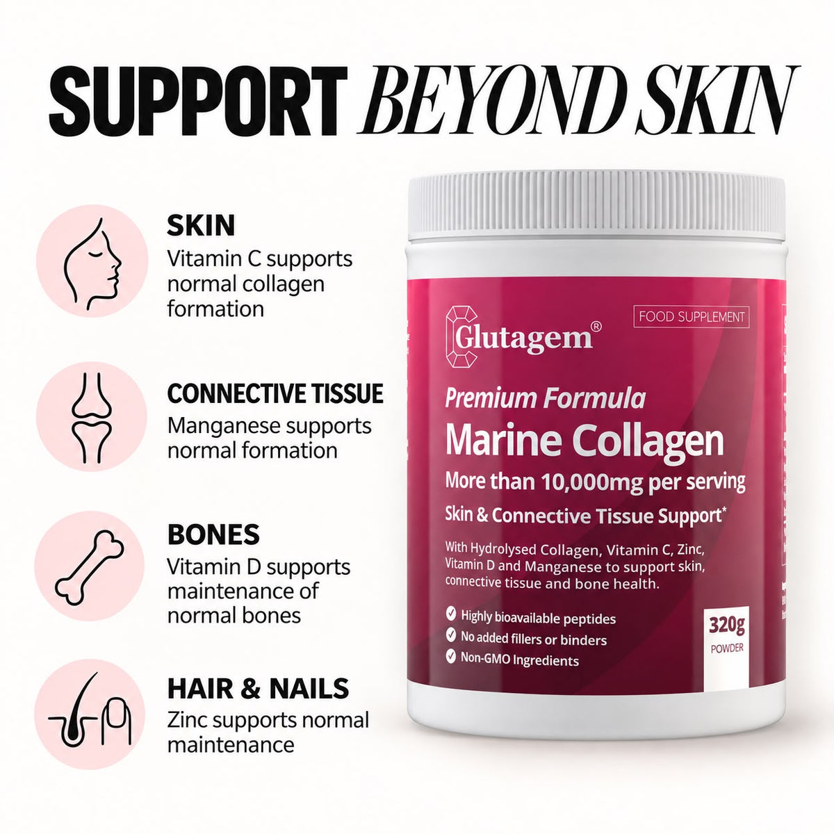 Radiance Duo! Glutagem® Glutathione PLUS Glutagem® Marine Collagen