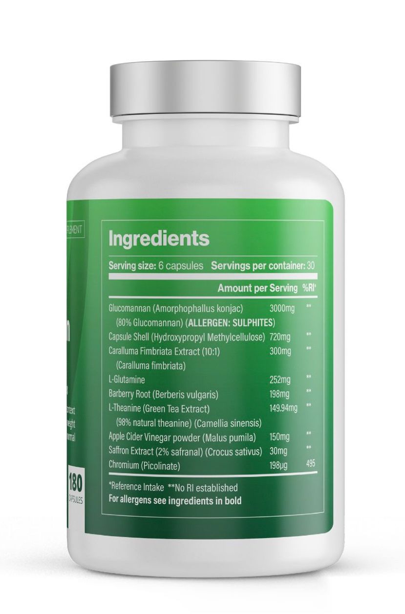Glutagem® Glucomannan 180 Capsules